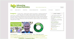 Desktop Screenshot of advancinggreenchemistry.org